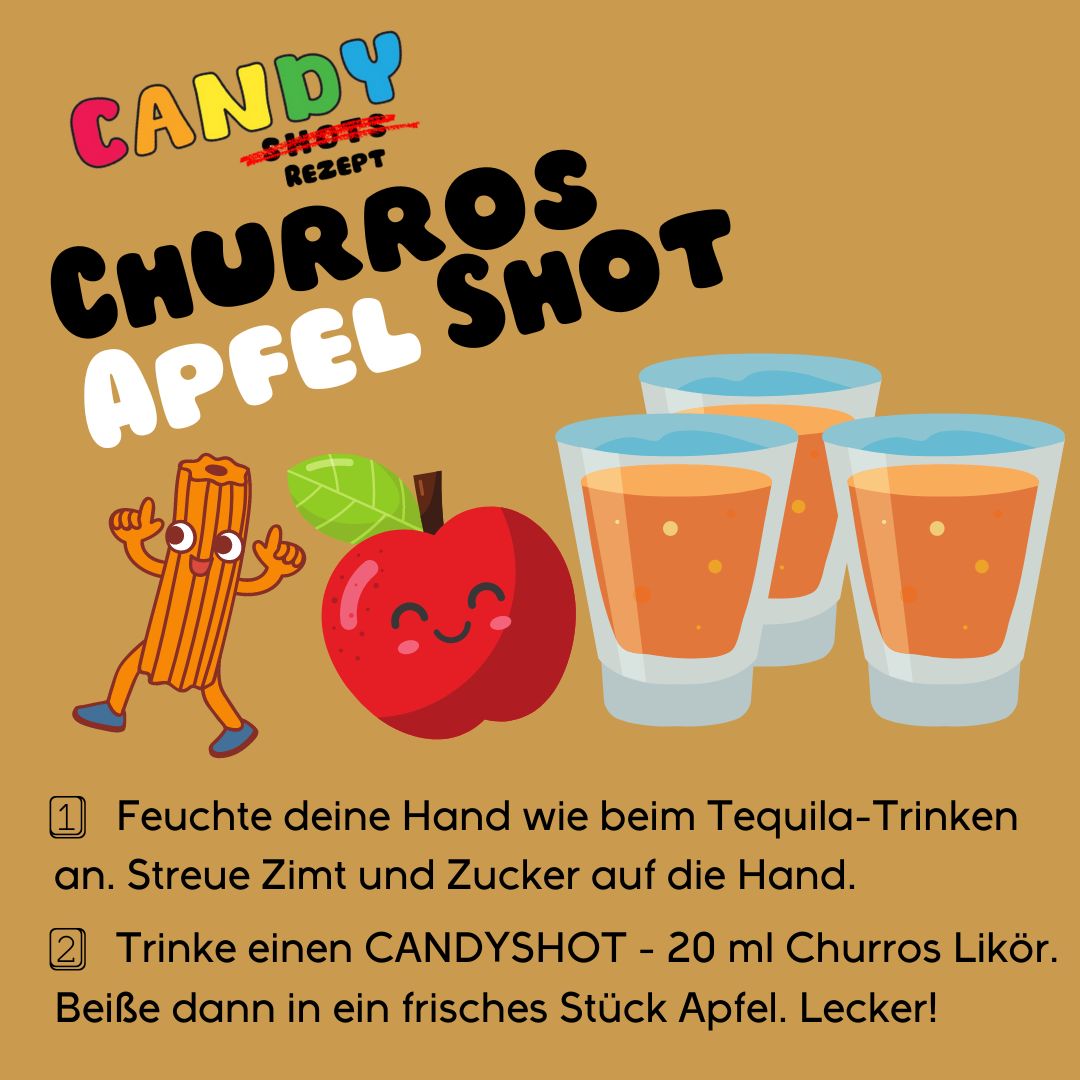 Churros Likör 🇪🇸 CANDYSHOTS Churros Zimt Sahnelikör