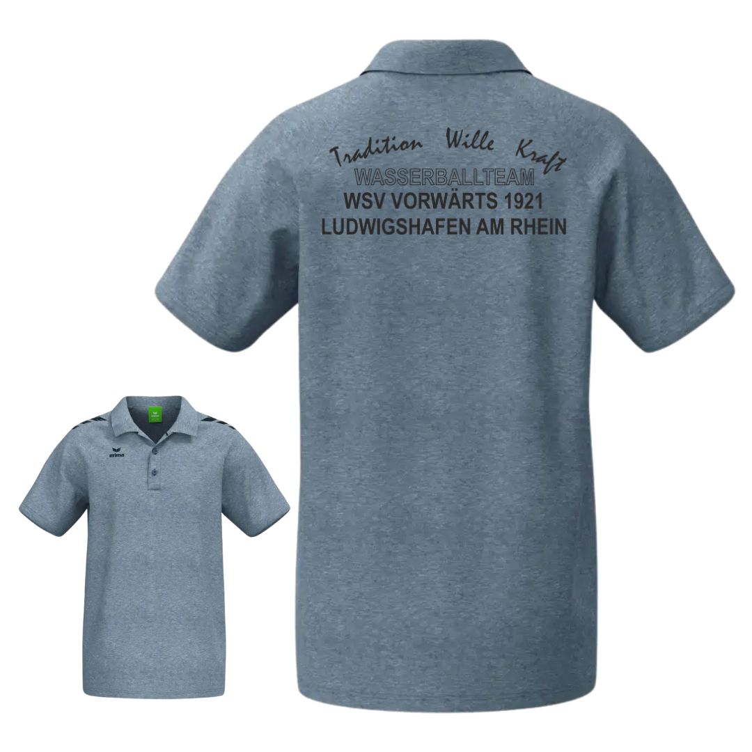 Polo Shirt mit Rücken-Print - WSV Vorwärts Ludwigshafen