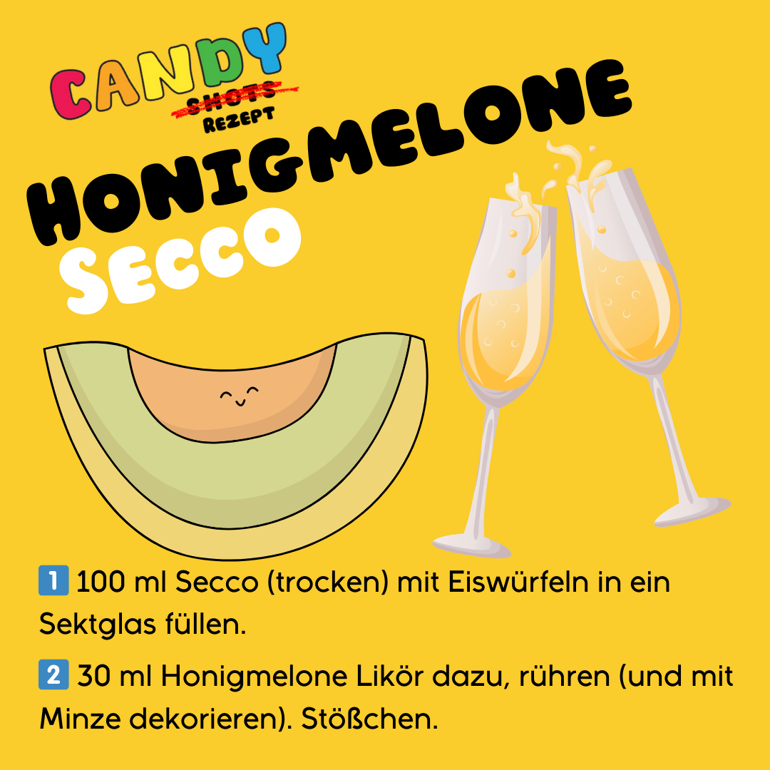 Honigmelone Likör 🍈 CANDYSHOTS Fruchtlikör
