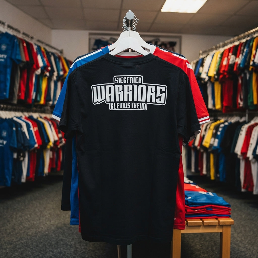 XL Back-Print Shirt mit Logo-Front - Siegfried Warriors Kleinostheim